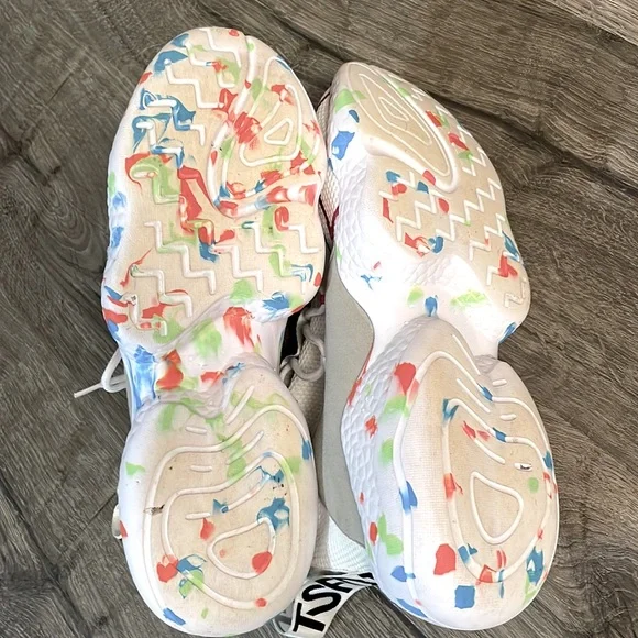 TFSD white athletic high tops size 11 EUR 44 - Picture 10 of 10